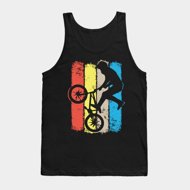 Colorful Bmx Apparel | Bmx Bike Old School Tank Top by BabyYodaSticker